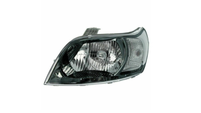 Far Chevrolet Aveo Hb (T255), 04.2008-05.2011, partea Stanga, H4; electric; negru; cu motor, DEPO
