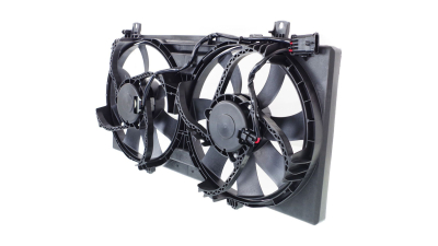 GMV radiator electroventilator Chevrolet Camaro, 2009-2016, dimensiune 365/365 mm, cu 4 pini, fara pre-rezistormm, Aftermarket