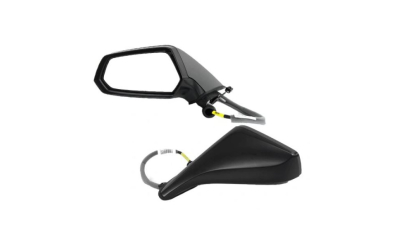 Oglinda usa exterioara CHEVROLET CAMARO, 02.2009-12.2015, model CABRIO, COUPE, SRL, partea stanga, reglare electrica; carcasa grunduita; geam cromat