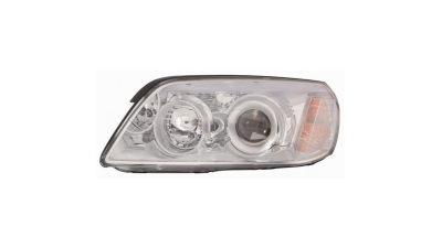 Far Chevrolet Captiva (Klac), 05.2006-07.2011, Electric, tip bec H7+H7, omologare ECE,cu motoras, argintiu, 96626973, Stanga, marca Depo