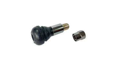 Valva tubeles auto cromata pentru jante 13 , 14, 15  Inch