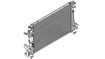 Radiator racire Chevrolet Aveo, 08.2011-2014, Motorizare 1, 4 74kw Benzina, tip climatizare Cu/fara AC, cutie automata, dimensiune 549x398x16mm, Cu lipire fagure prin brazare, Aftermarket