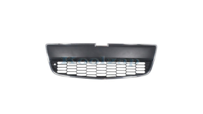 Grila bara fata Chevrolet Aveo (T300), 05.2011-2014, inferior, 95227395, 25B127 insertie crom
