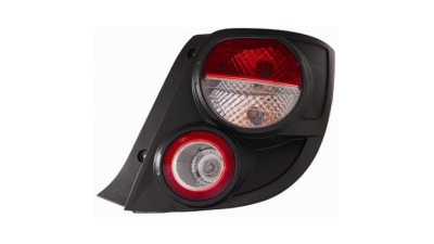 Stop spate lampa Chevrolet Aveo (T300), 05.11- Hatchback, omologare ECE, spate,lampa de mers inapoi, negru, 96830986; 96830990, Dreapta