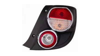 Stop spate lampa Chevrolet Aveo (T300), 05.11- Hatchback, omologare ECE, spate,lampa de mers inapoi, argintiu, 96831068, Dreapta