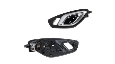 Maner deschidere usa interioara Chevrolet Camaro, 06.2015-, Fata partea Dreapta, negru; maner silver, Aftermarket