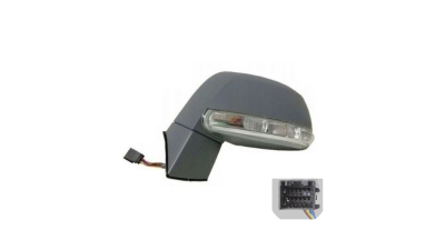 Oglinda exterioara Chevrolet Captiva (Klac), 07.2011-, Stanga, reglare electrica; grunduita; incalzita; geam convex; cromat; pliere electrica; 8 pini; cu semnalizare