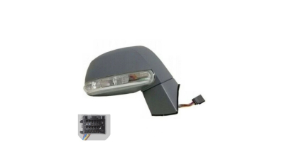Oglinda exterioara Chevrolet Captiva (Klac), 07.2011-, Dreapta, reglare electrica; grunduita; incalzita; geam convex; cromat; pliere electrica; 8 pini; cu semnalizare