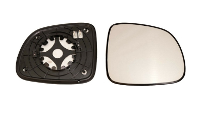 Geam oglinda exterioara cu suport fixare Chevrolet Captiva (Klac), 07.2011-, Dreapta, incalzita; geam convex; cromat