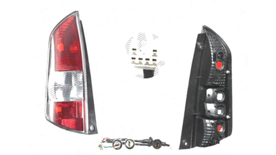 Stop spate lampa Subaru Justy (M300f), 09.2007-12.2011 , Daihatsu Sirion (M3), 01.2005-, spate, Stanga, cu lampa ceata; W16W+W21/5W+W21W+WY21W; fara suport bec;