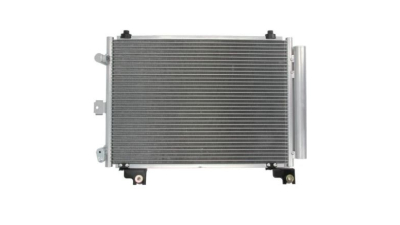 Condensator climatizare Daihatsu Terios, 10.1997-10.2005, motor 0.7 T, 44 kw/47kw benzina, cutie manuala, full aluminiu brazat, 530 (490)x370 (350)x16 mm, cu uscator si filtru integrat