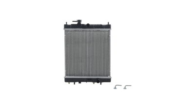Radiator racire Nissan Micra, 06.1992-02.1998, Motorizare 1.0 40/44kw Benzina, diametru intrare/iesire 28/28mm, dimensiune 368x380x16mm, Cu lipire fagure prin brazare, Aftermarket