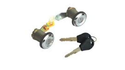 Set yale inchidere Nissan Micra (K11) 1992-2003, Nissan Primera (P10) 1991-1996, Sunny (N14) 1991-1996, Terrano 2 (R20) (Esp), 1993-1999, cu chei, cu 2 butuci blocare usa, stanga/dreapta, fata, 80600/1-50J00,