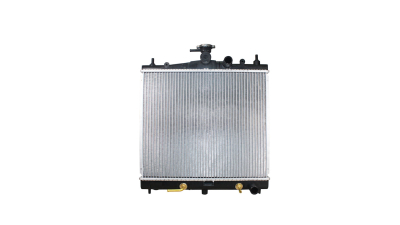 Radiator racire Nissan Micra, 01.2003-2010, Motorizare 1, 2 59kw; 1, 4 65kw Benzina, cutie Automata, tip Calsonic, diametru intrare/iesire 28/28mm, dimensiune 445x380x16mm, Cu lipire fagure prin brazare, KOYO