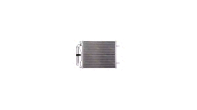 Condensator climatizare Nissan Note, 03.2006-05.2013, motor 1.5 dci, 50kw/63 kw/66kw/76kw diesel, cutie manuala, full aluminiu brazat, 490 (445)x390 (377)x16 mm, cu uscator filtrat