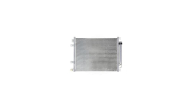 Condensator climatizare Nissan Micra, 05.2010-2017, motor 1.2, 59 kw/72kw benzina, cutie manuala/CVT, full aluminiu brazat, 515(475)x380x16 mm, cu uscator filtrat