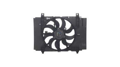 GMV radiator electroventilator Nissan Cube (Z11), 2010-, Juke (F15), 06.2010-, Motorizare 1, 5 80kw; 1, 5 Dci; 81kw; 1, 6 81/86kw; 1, 6 T 140kw Benzina, dimensiune 380mm; 4 pini, plastic, fara pre-rezistormm, 80KW/109HP