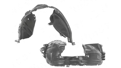 Carenaj aripa interioara, aparatori noroi Nissan Juke (F15), 06.2010-08.2014, fata, Dreapta, polipropilena + polietilena