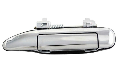Maner exterior deschidere usa Nissan Patrol (Y61/Gy61) 1996-1999/ 02.2003-08.2004, Nissan Primera (P11) 07.1996-04.2002, partea Stanga, Fata,crom, 80607-2J000,