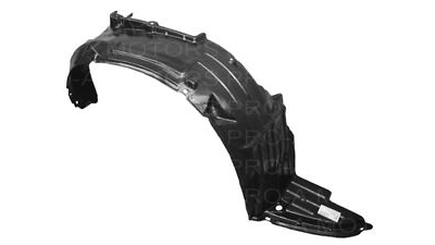 Carenaj roata Nissan Altima (L31), 01.2002-01.2005, Fata, Dreapta, 63842-8J000, 2744FP1T, din polietilena