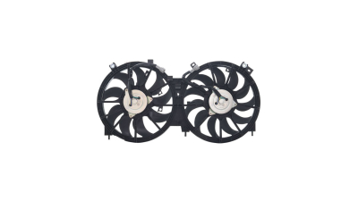 GMV radiator electroventilator Nissan Murano (Z51), 11.2007-2015, Motorizare 3, 5 V6 188kw Benzina, tip climatizare cu AC, dimensiune 340/340mm, 4+4 pini, fara pre-rezistor, plastic, Aftermarket
