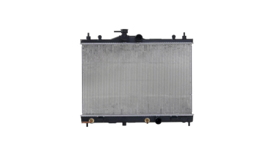 Radiator racire Nissan Tiida, 09.2007-, Motorizare 1, 6 81kw; 1, 8 93kw Benzina, cutie Automata, diametru intrare/iesire 35/35mm, , dimensiune 591x380x16mm, Cu lipire fagure prin brazare, KOYO