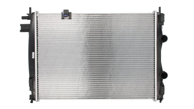 Radiator racire Nissan Qashqai (J10), 10.2006-2013, Motorizare 1, 5 Dci 77kw Diesel, tip climatizare Cu/fara AC, cutie Manuala, diametru intrare/iesire 35/35mm, , dimensiune 592x435x34mm, Cu lipire fagure mecanica, Aftermarket