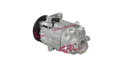 Compresor aer conditionat Nissan Qashqai/Qashqai +2 (J10), 08.2008-12.2013, motor 2.0 dci 110kw, X-Trail (T31), 08.2010-11.2013, motorizare 2.0 dci 110/127kw, diesel, rola curea 115 mm, 7 caneluri, tip Delphi/Harrison: CVC5