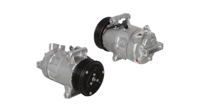 Compresor aer conditionat Nissan Qashqai/Qashqai +2 (J10), 02.2007-01.2010, motorizare 1.6 85kw, benzina, rola curea 115 mm, 7 caneluri, Delphi tip: CVC