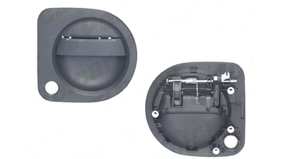 Maner exterior deschidere usa Nissan Cabstar 10.2006-, partea Dreapta, Fata,negru cu textura, 
