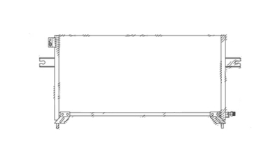Condensator climatizare Nissan NP300/Pickup; NP300 (D22), 03.2002-12.2010, motor 2.5 dci, 98 kw diesel, full aluminiu brazat, 735(700)x330x16 mm, fara filtru uscator
