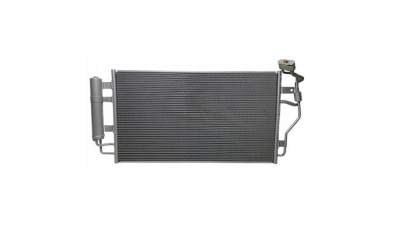 Condensator climatizare Nissan Micra 2017-, 536(507)x395(380)x12mm, material Rezervor aluminiu, fagure aluminiu brazat, BestAutoVest 27B2K8C1