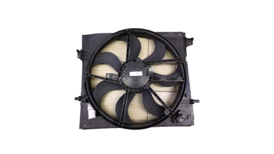 GMV radiator electroventilator Nissan Qashqai (J11), 11.2013-, X-Trail, 2014-, Renault Kadjar 11.2013-, Motorizare 1, 5 Dci 84kw; 1, 6 Dci 96kw Diesel, dimensiune 480mm, 2+2 pini, cu rezistenta, Aftermarket
