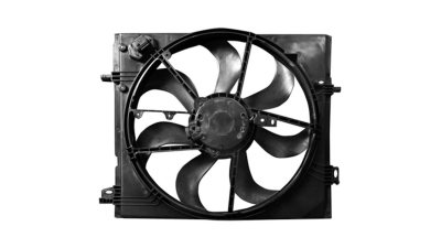 GMV radiator electroventilator Nissan Qashqai (J11), 11.2013-, X-Trail, 2014-, , Motorizare 1, 2 Dig-T 85kw; 1, 6 Dig-T 120kw; 2, 0 106kw Benzina, dimensiune 480mm, cu 2 pini, cu pre-rezistormm, Aftermarket