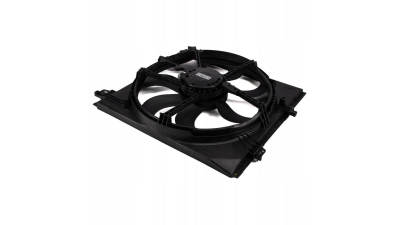 GMV radiator electroventilator Nissan Qashqai (J11), 11.2013-, X-Trail, 2014-, , Motorizare 1, 2 Dig-T 85kw; 1, 6 Dig-T 120kw; 2, 0 106kw Benzina, dimensiune 477mm, cu 2 pini, plastic, Aftermarket