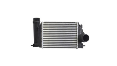 Intercooler Renault Kadjar, 06.2015-, motor 1.6 TCE 120kw, Nissan Qashqai (J11), 06.2015-, motor 1.6 DIG-T 120kw, benzina, cu/fara AC, aluminiu brazat/plastic, 282x217x62 mm, 