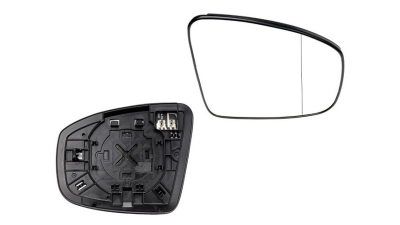 Geam oglinda exterioara cu suport fixare Infiniti Qx70 (S51), 2013-, Qx50 (J50), 2013- , Nissan Pathfinder (R52), 10.2012-, Murano (Z51), 11.2007-, Dreapta, incalzita; geam convex; cromat