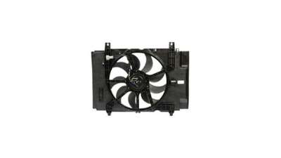 GMV radiator electroventilator Nissan Cube (Z11), 2010-, Juke (F15), 2010-, Motorizare 1, 5 80kw; 1, 6 81/86kw; 1, 6 T 140kw; 1, 8 90kw Benzina, tip climatizare cu AC, cutie Automata, dimensiune 380mm, fara pre-rezistor, cu 4pini, cu control automat ACmm,