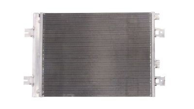 Condensator climatizare Dacia Sandero, 06.2008-2012, motor 1, 2; 1.4; 1, 6 benzina/ 1, 5 dci diesel, full aluminiu brazat, 540(510)x395x12 mm, cu uscator si filtru integrat