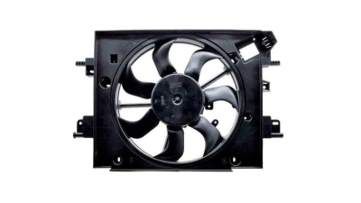 GMV radiator electroventilator Dacia Duster, 10.2013-11.2017, motor 1.5 dci, diesel, OEM/OES, 400 mm; 2 pini