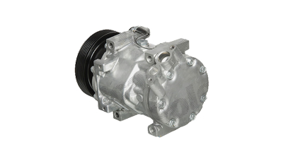 Compresor aer conditionat Dacia Duster, 2010-2017, motorizare 1.5 dci 62/66/79/81kw, diesel si 1.6 77kw, benzina, rola curea 125 mm, 6 caneluri, tip Sanden: SD7V16