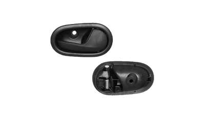 Maner deschidere usa interioara Dacia Logan, 10.2012-; Sandero, 10.2012- Fata=Spate, partea Dreapta, negru, Aftermarket