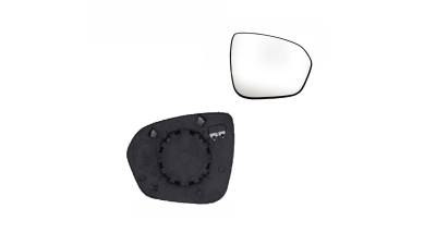 Geam oglinda exterioara cu suport fixare Dacia Duster, 10.2017-, partea Dreapta, incalzit; sticla convexa; geam cromat, Aftermarket