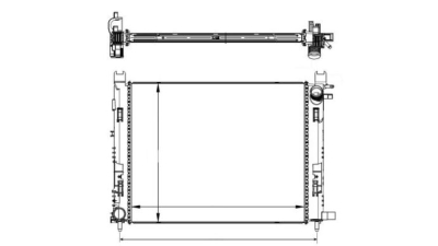 Radiator racire Best Auto Vest 28M108-1