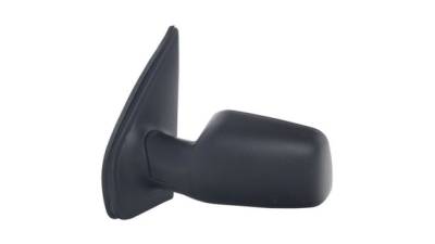 Oglinda exterioara Daewoo Tico (Kly3) 01.1991-12.2000 partea stanga Best Auto Vest crom plana carcasa neagra reglare manuala prin cablu fara incalzire 290151-E