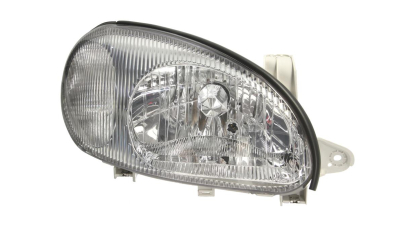 Far Daewoo Lanos (Klat/T100) Sedan/Hatchback, 01.1997-12.2008, Electric, tip bec H4, omologare ECE, fara motoras, gri, 96304611, Dreapta, marca TYC