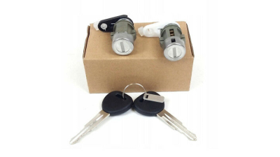 Set yale inchidere Daewoo Lanos (Klat/T100) Sedan/Hatchback, 1997-12.08, cu chei, cu 2 butuci blocare usa, stanga/dreapta, fata, 96.236.253 NSTAND,
