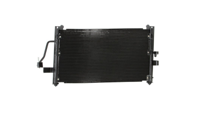 Condensator climatizare Daewoo Nubira, 06.1999-2003, motor 1.6, 78 kw; 2.0, 98 kw benzina, full aluminiu brazat, 650 (605)x365x17 mm, fara filtru uscator