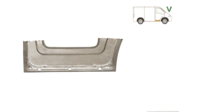 Panou reparatie usa Daewoo Lublin 1992-2007 Partea Dreapta, Fata, material :metal , inferior