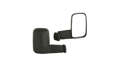 Oglinda exterioara Daewoo Lublin 05.1997-2007 partea dreapta Best Auto Vest crom convex carcasa neagra reglare manuala fara incalzire